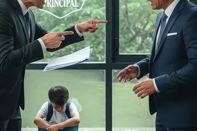 “YOUR SON IS ALWAYS FALLING, SIR!” — THE PRINCIPAL SHOUTED TO THE BILLIONAIRE… BUT WHEN THE ASSISTANT SHOWED THE CHILD’S “SECRET ROOM”, THE FATHER WAS STUNNED BY WHAT HE SAW!