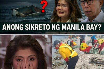 The water in Manila Bay suddenly receded, revealing long-buried floating objects – was it just an accident, or is history hiding a secret?