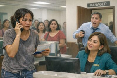 PINAGMUKHA AKONG BASURA NG BANK TELLER AT SINABING “MAGHINTAY KA DIYAN, ANG GULO NIYONG MGA MAHIRAP”—PERO NAMUTLA SIYA NANG TUMAKBO PALABAS ANG MANAGER DAHIL SA TAWAG KO SA HEAD OFFICE.
