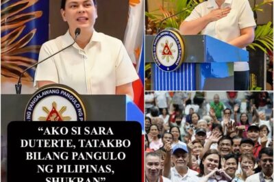 A New Political Act Begins: Sara Duterte Signals a Presidential Run, Challenging the Status Quo and Potentially Redrawing the Philippines’ Electoral Map—What This Bold Statement Means for Governance, Reform, and the Nation’s Future.