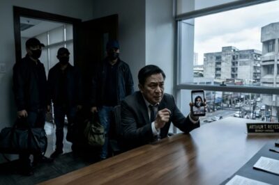 A BANK MANAGER PANICKED WHEN HE RECEIVED LIVE VIDEO OF HIS WIFE BEING HOLDED BY HOLDERS AND WAS FORCED TO OPEN THE VAULT, BUT WHEN HE NOTICED A SMALL DETAIL ON THE CLOCK IN THE BACKGROUND, THE VICTIM REALIZED SOMETHING