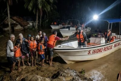 THE TEACHER ACCUSED OF STEALING SCHOOL FUNDS WONDERFULLY IN THE ENTIRE BARANGAY BUT RETURNED HOME FOR THANKSGIVING WHEN THE FLOOD RISE