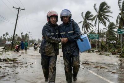 THE LIFE-CAST DELIVERY OF A ESSENTIAL ORGAN FOR OPERATION IN THE MIDDLE OF A STRONG TYPHOON IN CEBU UNITED RIDER TO HELP THE SON OF THEIR TIGHTEST COMPETITION