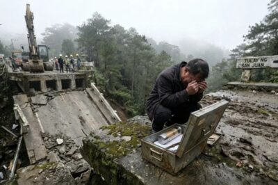 A BAGUIO BUSINESSMAN SPENT MILLIONS TO BUY A COLLAPSE BRIDGE WHERE HIS WIFE WAS KILLED SO THAT IT WOULD NOT BE BUILT BY A ROAD, BUT HE CAME TO KNEES IN CRYING WHEN HE DISCOVERED A BOX HIDDEN UNDER THE STONES