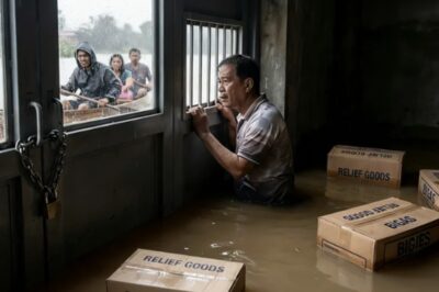 WALANG AWA NA ITINAGO NG ISANG SAKIM NA KAPITAN NG BARANGAY ANG MGA RELIEF GOODS MULA SA MGA NAGMAMAKAAWANG RESIDENTE SA GITNA NG MALAKING BAHA UPANG IBENTA ITO NG PALIHIM, NGUNIT NANG TUMAAS ANG TUBIG AY KANYANG NATUKLASAN NA ANG MGA TAONG KANYANG PINAGKAITAN AY ANG MISMONG NAGKANDADO SA KANYANG TAGUAN