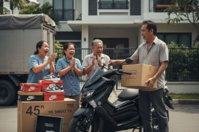SEAMAN NA UMUWING WALANG DALANG PASALUBONG AY HINIYA AT PINAKAIN NG TUYO NG KANYANG PAMILYA DAHIL AKALA NILA AY WALA ITONG PERA, PERO NAGULANTANG SILA NANG DUMATING ANG DELAYED CARGO NA MAY LAMAN NA MGA MAMAHALING GADGETS AT APPLIANCES