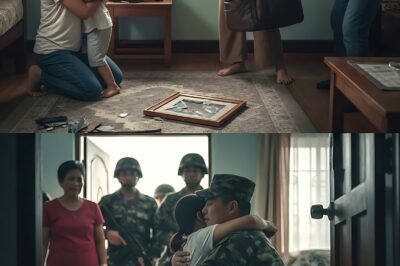 “YOUR HUSBAND IS DEAD! THIS HOUSE IS OURS NOW!” — shouted the in-laws… But the door suddenly opened and the husband walked in: “I was only gone for three years on a secret mission, and you’ve been abusing my wife?!”