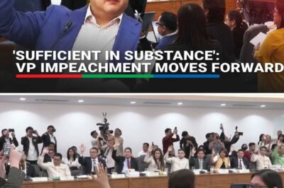 Impeachment Complaint Laban kay VP Sara, Idineklarang “Sufficient in Substance” ng House Justice Panel