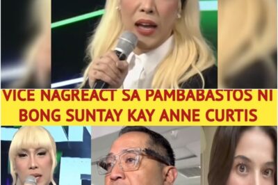 When Words Cross the Line: Vice Ganda Speaks Out After Bong Suntay’s Controversial Remark About Anne Curtis