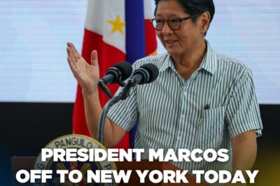 Marcos off to New York today