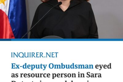 Ex-deputy Ombudsman eyed as resource person in Sara Duterte impeach hearing