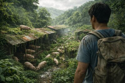 He Rented a Mountain to Raise 30 Pigs, Then Abandoned It for 5 Years – One Day He Returned and Froze at What He Saw…