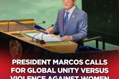 Marcos Calls For Global Unity Versus Violence Against Women