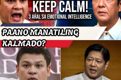 PAANO MAPAPANATILI ANG KALMADO SA GITNA NG TENSYON? 3 ARAL SA EMOTIONAL INTELLIGENCE MULA SA MGA MAINIT NA ISYUNG POLITIKAL NGAYON