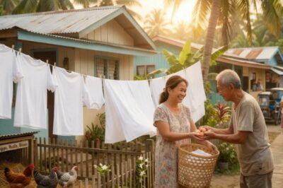 ISANG LALAKI SA BARANGAY ANG MAY PINAKAMALAKING PROBLEMA SA KANYANG MGA ALAGANG MANOK NA PALAGING TUMATALON SA BAKOD NG KAPITBAHAY PARA MANGITLOG SA MGA BAGONG LABANG DAMIT