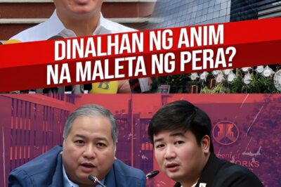 6 SUITCASES OF MONEY FOUND IN TIMOG IN THE MIDDLE OF THE NIGHT? Rumors are circulating that a “media operator” in the Timog area allegedly received suitcases containing large sums of money under mysterious circumstances!