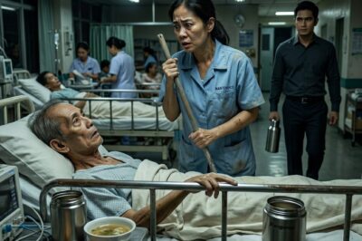 ANG JANITRESS NA NAKABASA NG SIGAW NG ISANG “COMATOSE” NA PASYENTE—AT NABUKING ANG LALAKING ARAW-ARAW SIYANG NILALASON SA HARAP NG LAHAT