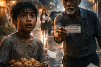 ANG MATANDANG JANITOR NA PINIPILIT MAG-ARAL ANG ISANG BATANG NAGBEBENTA NG TINAPAY… WALANG NAKAKAALAM NA MAY INIHAHANDA SIYANG ISANG MALAKING PAGBALIGTAD NG BUHAY