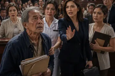 Ang Janitor na Pinahiya sa Korte ay Inakalang Wala Nang Magtatanggol sa Kanya—Hanggang sa Dumating ang Tatlong Babaeng Minsan Niyang Niligtas, Dala ang Katotohanang Magpapabagsak sa mga Taong Sumira sa Kanyang Pangalan