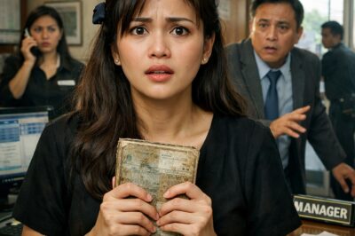“Sa Libing ng Lolo Ko, May Natagpuan Akong Lumang Passbook—Tinawanan Lang ng Nanay Ko… Pero Nang Dalhin Ko Ito sa Bangko, Biglang Ikinandado ang Pinto at May Tumawag ng Pulis—At Doon Ko Nalaman ang Lihim na Sisira sa Buong Pamilya Namin”