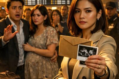 Akala niya baog ako at ipinahiya niya ako sa harap ng buong paliparan—pero nang makita niya ang resulta ng ultrasound ko at naglabas ako ng sobre, lahat ng kasinungalingan nila ay nagsimulang magkawatak-watak.