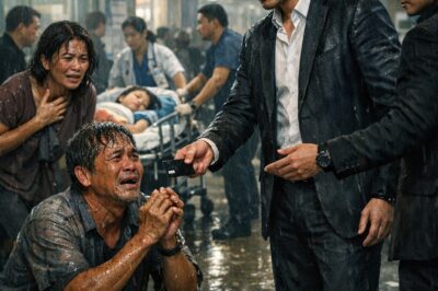 ISANG TRICYCLE DRIVER ANG NAKASAGASA SA MAMAHALING SUV HABANG ISINUSUGOD ANG KANYANG ANAK SA OSPITAL—NGUNIT NANG SUNDAN SIYA NG MAY-ARI HANGGANG EMERGENCY ROOM, ISANG GABI NG TAKOT ANG BIGLANG NAUWI SA LIHIM NA MAGPAPABAGO SA BUONG BUHAY NILA