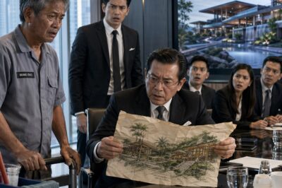 PINUNIT NG SIKAT NA ARKITEKTO ANG GUHIT NG ISANG JANITOR—PERO NANG MAKITA ITO NG BILYONARYONG KLIYENTE, BINAGO NITO ANG BUHAY NG LAHAT SA ISANG UTOS