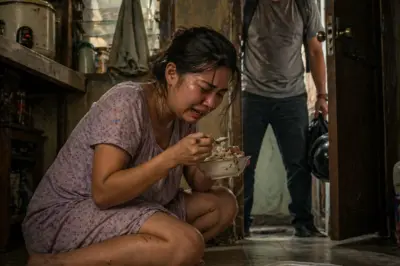 BINAYARAN NIYA NG ₱15,000 ANG SARILI NIYANG INA PARA ALAGAAN AKO PAGKAPANGANAK—PERO NANG MAAGA SIYANG MAKAAUWI, DATIY’Y AKALA NIYANG PAGOD LANG AKO… HANGGANG SA NAABUTAN NIYA AKONG NAGTATAGONG KUMAKAIN NG PANIS NA KANIN SA SAHIG NG KUSINA