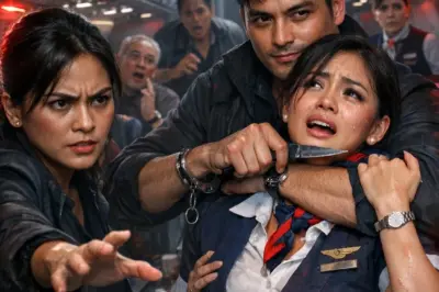 “Pinagtanggol Nila ang ‘Gwapo’ sa Eroplano… Hindi Nila Alam, Siya ang Pinakamapanganib na Mamamatay-tao sa Bansa — Isang Babaeng Pulis ang Ininsulto, Hanggang sa Isang Sigundo ang Nagbago ng Lahat at Muntik Nang Mauwi sa Bangungot ang Buong Flight”