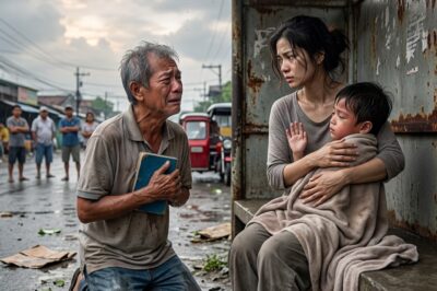 PINALAYAS NIYA SA GITNA NG BAGYO ANG ISANG INA AT ANG KANYANG PIPING ANAK DAHIL SA HINDI MAKABAYAD NG UPA—KINABUKASAN, NANG MAKITA NIYA ANG ISANG LUMANG NOTEBOOK, GUMUHO ANG BUONG PAGKATAO NIYA