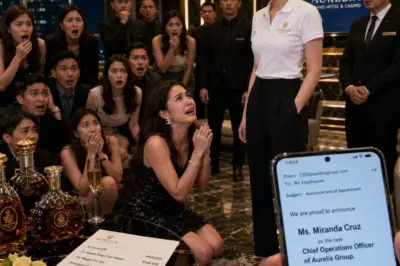 Ang intern, na nagpanggap na isang mayamang tagapagmana, ay nagpareserba sa buong hotel.  Nang oras na para magbayad, tumawag ang manager na nagpatigil sa lahat ng nasa VIP room…