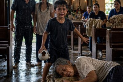 “Inusig ng kanyang sariling anak at pinalayas sa gitna ng ulan — ngunit kinabukasan, ang isang batang anim na taong gulang lang ang nagbunyag ng lahat at nagpaiyak sa buong kapitbahayan”