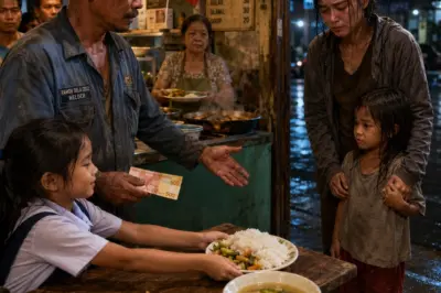 “Isang Ama na may Huling ₱500 sa Bulsa, Isang Gutom na Batang Hindi Niya Kilala — Ang Pagpiling Ginawa Niya sa Loob ng Isang Minuto ay Nagbago ng Lahat”
