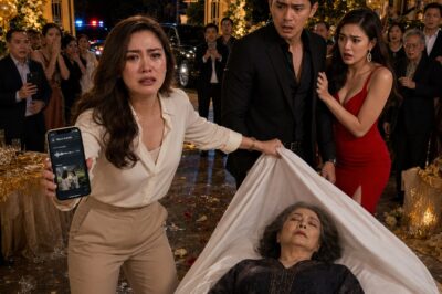 Ipinadala Ng Sekretarya Ng Asawa Ko Ang Larawan Ng Isang Matandang Babaeng Pinahiya Sa Bagong Villa Niya—Akala Nila Nanay Ko Iyon, Hanggang Buksan Ko Ang Puting Kumot Sa Harap Ng Buong Pamilya Dizon