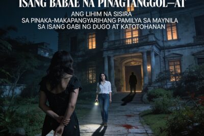 ISANG ASAWANG PINABAYAAN, ISANG BABAE NA PINAGTANGGOL—AT ANG LIHIM NA SISIRA SA PINAKA-MAKAPANGYARIHANG PAMILYA SA MAYNILA SA ISANG GABI NG DUGO AT KATOTOHANAN