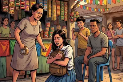 Tinakpan ni Mama ng brown packing tape ang bibig ko sa harap ng sari-sari store, dahil sinabi ng kapatid ko na ninakaw ko ang pera para sa fiesta. Mula noon, hindi na ako lumaban ng salita — pero pagkalipas ng ilang taon, ang katahimikan ko rin ang nagpaluhod sa buong pamilya ko.