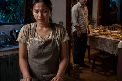 Nagluto Ako ng Buong Handaan Para Mapahanga ang Boss ng Asawa Ko, Pero Nang Sabihin ng Biyenan Ko na “Sa Kusina Ka Kumain,” Tahimik Akong Umalis—At Nang Gabing Iyon, Isang Singsing sa Mesa ang Sumira sa Lahat