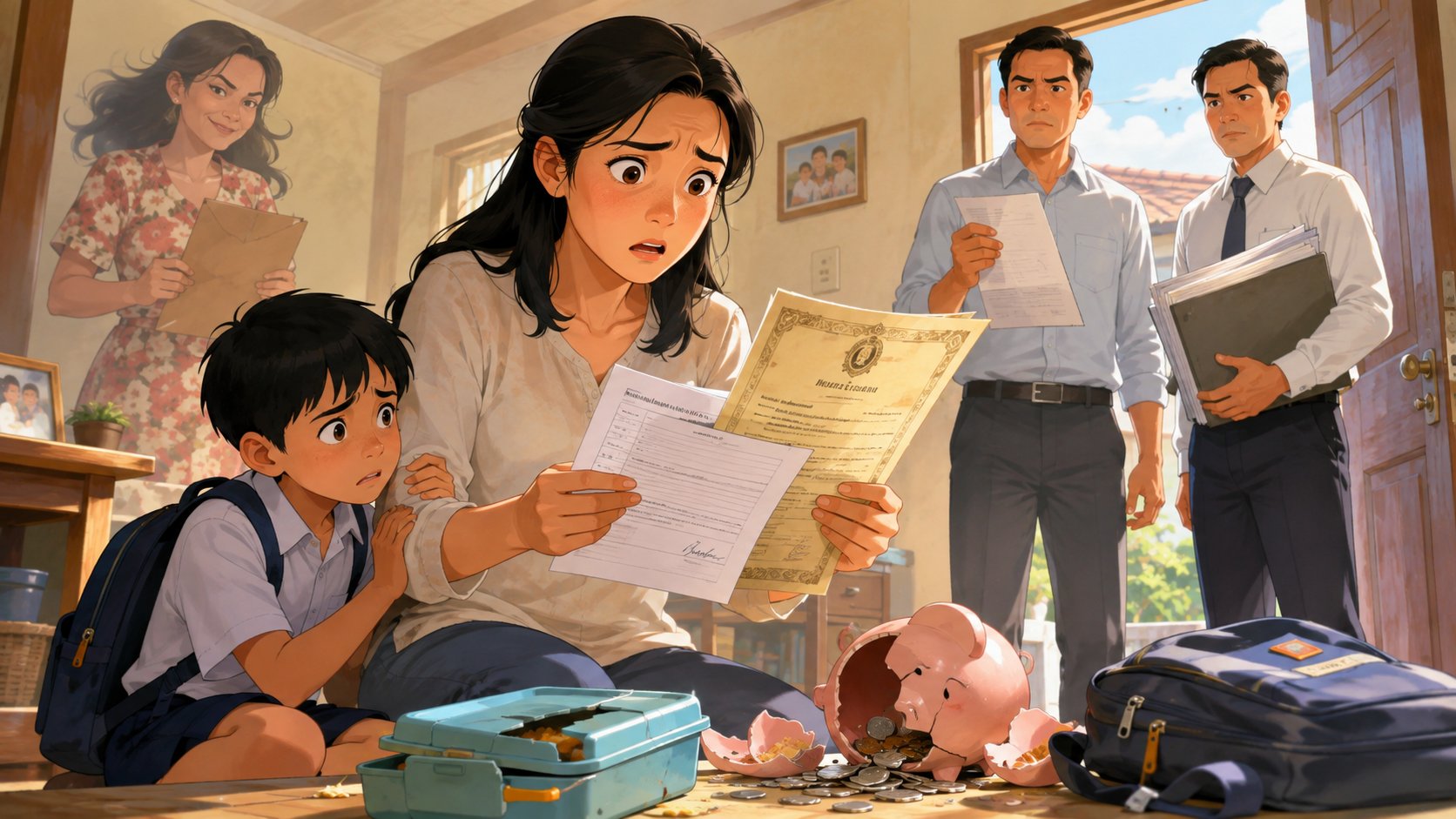 ITINAPON ANG BAUNAN NG ANAK KO SA HARAP NG PAARALAN, AKALA KO’Y PAMBUBULLY LANG — HANGGANG SA MAKITA KO ANG PEKENG PIRMA KO SA ISANG KONTRATA